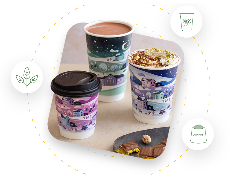 Vegware plant-based compostable disposables