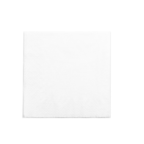 Vegware 33cm 2-ply white napkin