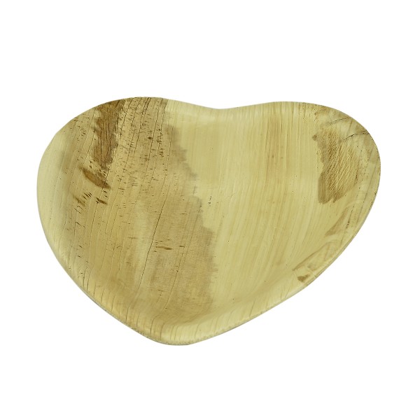 Vegware 6in heart palm dish